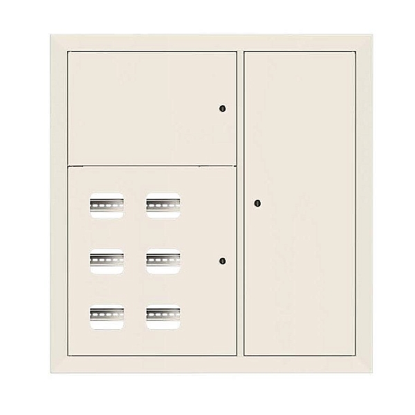 Щит этажный 6 кв. RAL9001 (1000x950x150) EKF Basic