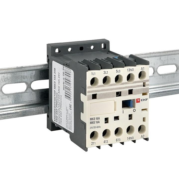 Контактор МКЭ-1 16А 1NO 24В AC EKF