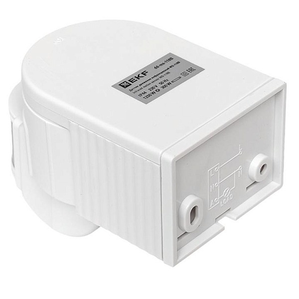 ИК датчик движения наст. 1200Вт 180гр. до 12м IP44 MS-118B EKF PROxima