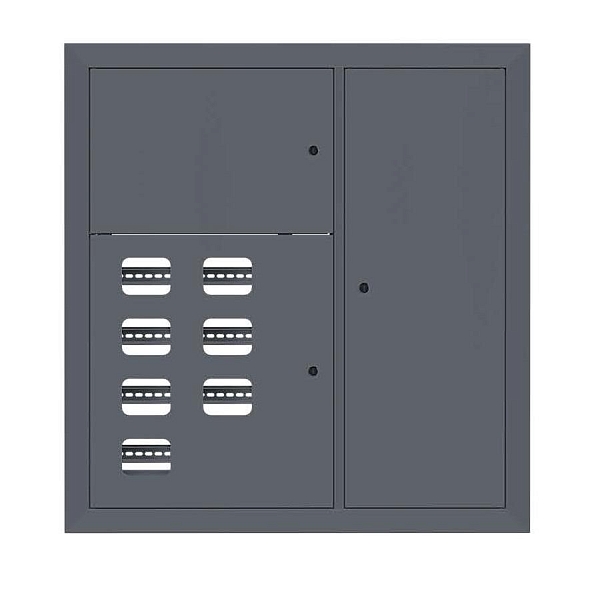 Щит этажный 7 кв. RAL7024 (1000x950x150) EKF PROxima