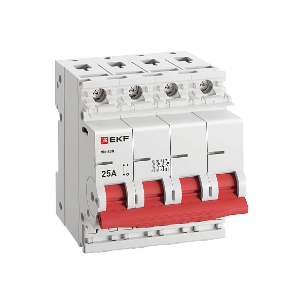 Выключатель нагрузки ВН-63N 4P 25А PROXIMA EKF 