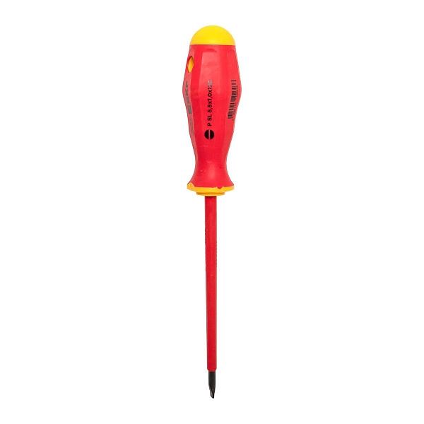 Отвертка Professional SL5.5x1 мм VDE 1000В EKF