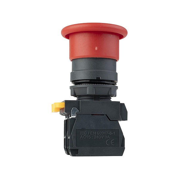 Кнопка SB-34 грибовидная 1NO+1NC красная EKF