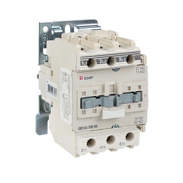 Контактор КМЭ-3 50А 1NO+1NC 36В AC EKF