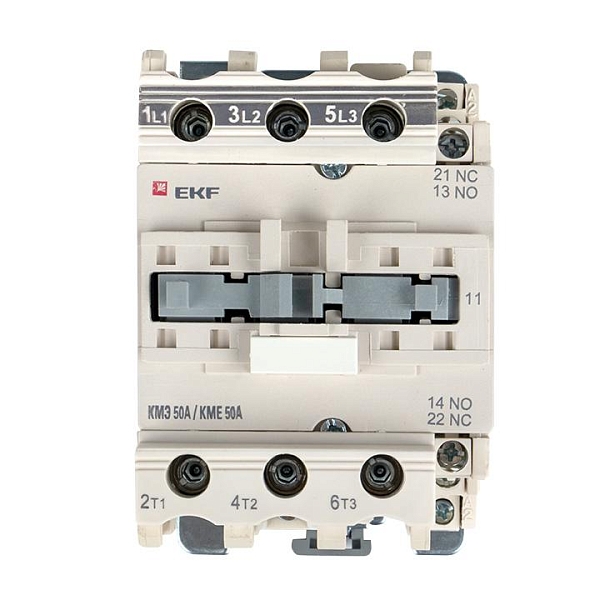 Контактор КМЭ-3 50А 1NO+1NC 36В AC EKF