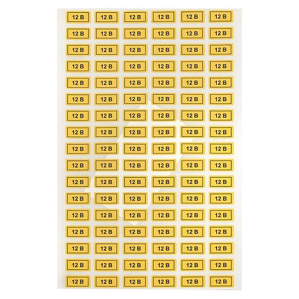 Наклейка "12В" (10x15) EKF PROxima