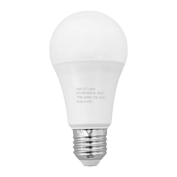 Умная лампа EKF Connect 8W WIFI RGBW E27