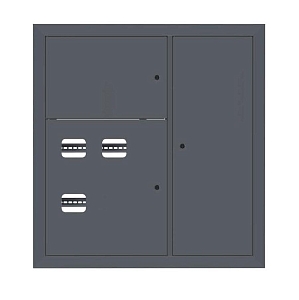Щит этажный 3 кв. RAL7016 (1000x950x150) EKF PROxima