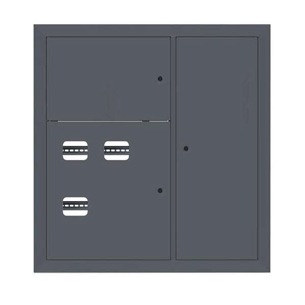 Щит этажный 3 кв. RAL7016 (1000x950x150) EKF PROxima