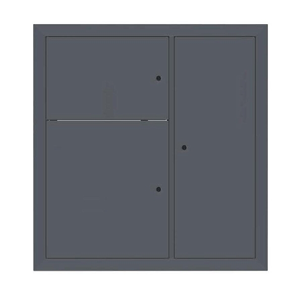 Щит этажный до 8 кв. без окон RAL7016 (1000x950x150) EKF PROxima