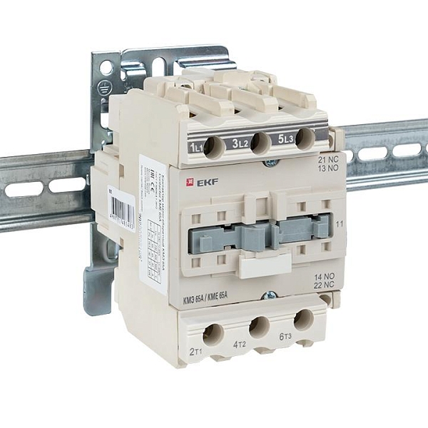 Контактор КМЭ-3 65А 1NO+1NC 110В AC EKF