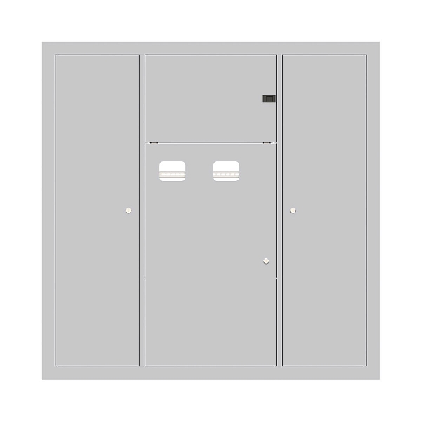 Устройство этажное распределительное встроенное типа УЭРВ 2 кв. (1300x1300x150) EKF