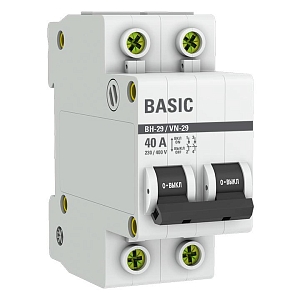 Выключатель нагрузки ВН-29 2P 40А BASIC