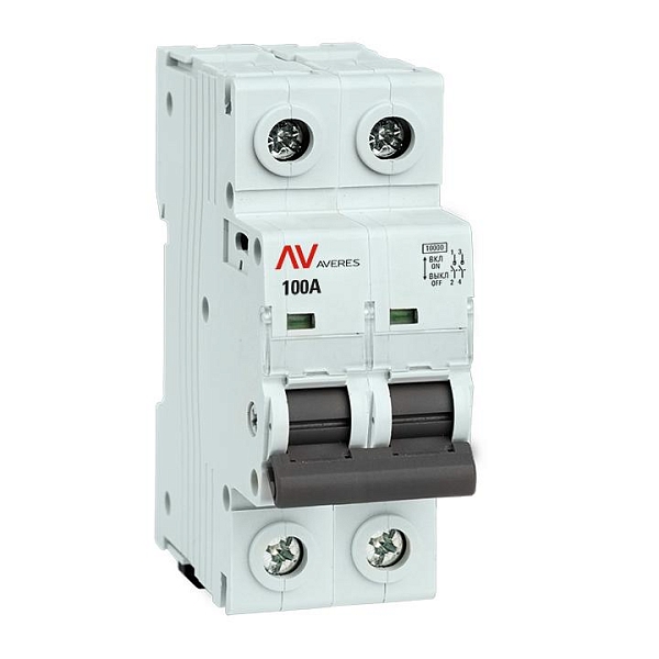 Выключатель нагрузки AVN 2P 100A AVERES EKF 