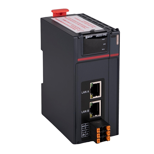 Модуль сетевой удалённого расширения ввода и вывода Profinet GR200-PNS D-CARD EKF
