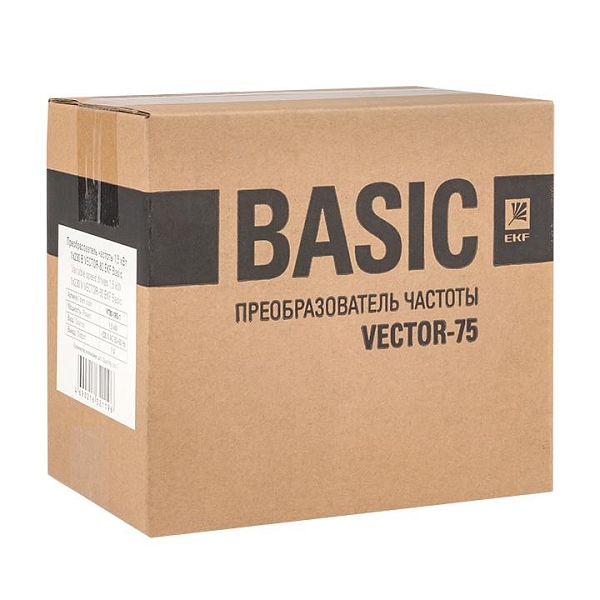 Преобразователь частоты 1,5 кВт 1x230В VECTOR-80 EKF Basic