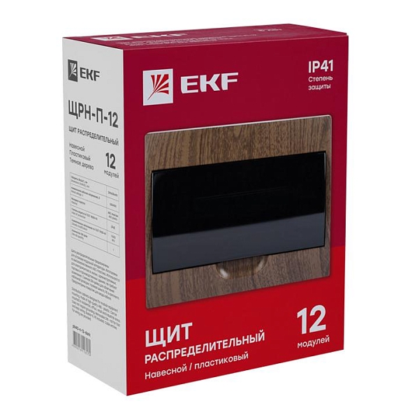 ЩРН-П-12 темное дерево IP41 PROXIMA EKF