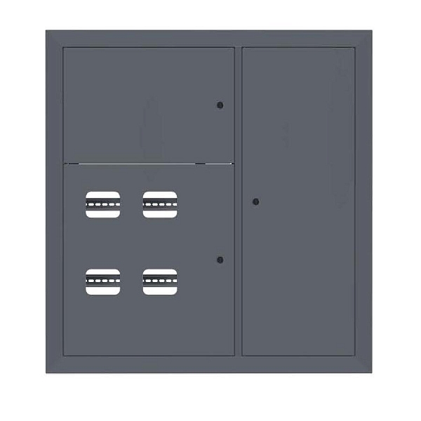Щит этажный 4 кв. RAL7024 (1000x950x150) EKF PROxima
