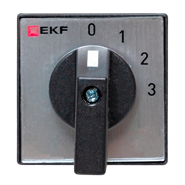 Переключатель кулачковый ПК-1-102 25А 2P «0-1-2-3» IP65 EKF