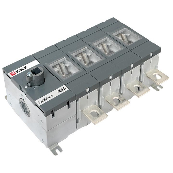 Рубильник 400A 4P без рукоятки управления TwinBlock EKF