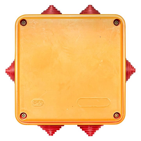Коробка огнестойкая E90 100x100x50мм, с клеммником 6 полюсов 1,5-2,5 мм2 IP55 EKF