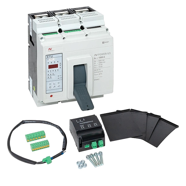 Выключатель автоматический в литом корпусе AV-POWER-5/3 1000А 70кА ETU4.2 EKF