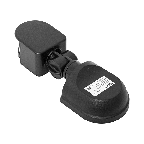 ИК датчик движения наст. 1200Вт 180гр. до 12м IP44 MS-16Cb черный EKF PROxima