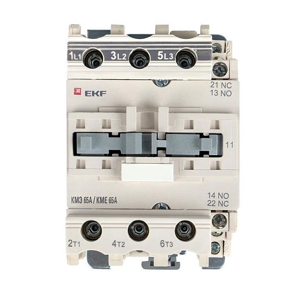 Контактор КМЭ-3 65А 1NO+1NC 110В AC EKF