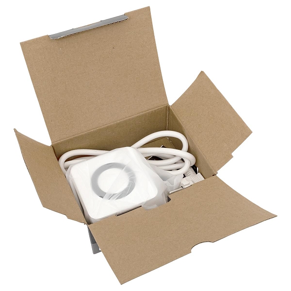 Удлинитель "Куб" 2 гнезда 2USB 2,4А+Type C + Ночник 1,3 метра 1мм2