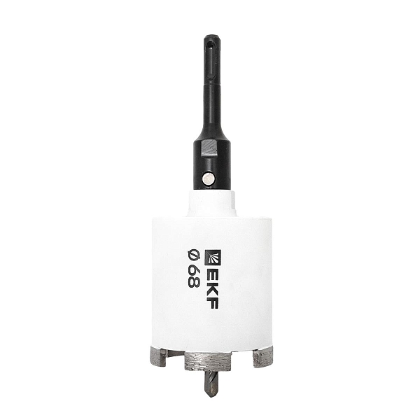 Коронка алмазная DCH-68 (верхнее пылеудаление) Laser M16 SDS-Plus EXPERT EKF