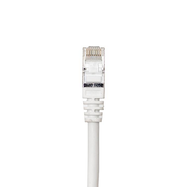 Патч-корд TERACOM CS Cat.6A экранированный S/FTP оболочка LSZH белый (0,5м)