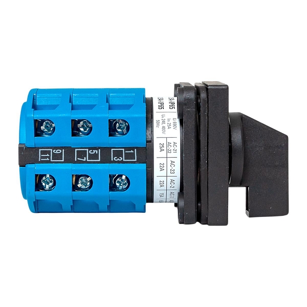Переключатель кулачковый ПК-1-43 25А 3P «1-0-2» IP65 EKF