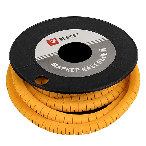 Маркер кабельный 4,0 мм2 "L" (500 шт.) (ЕС-2) EKF PROxima