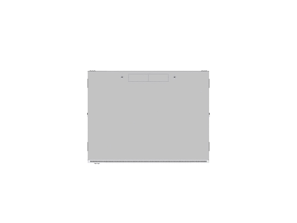 Шкаф настенный 19" TERACOM PRO 6U 600x450 мм дверь стеклянная с замком-ручкой серый
