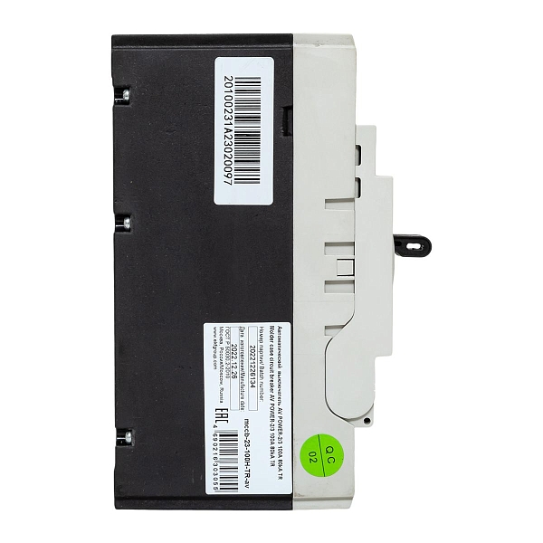 Выключатель автоматический в литом корпусе AV-POWER-2/3 100А 80кА TR EKF