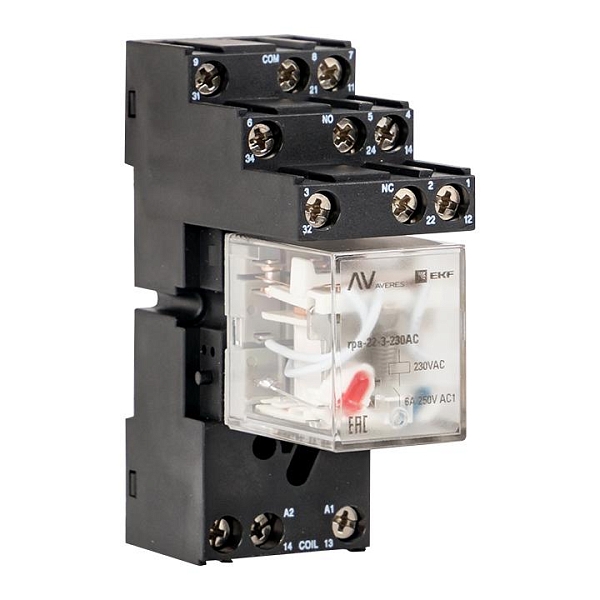 Разъем для реле РM5 22/3 EKF AVERES