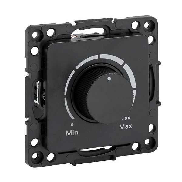Стокгольм Механизм Светорегулятора 600W 220В винтовые клеммы черный EKF
