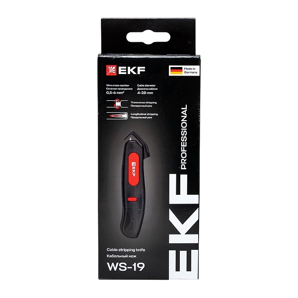 Кабельный нож WS-19 EKF Professional