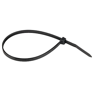 Хомут нейлоновый черный (4,8x250) (100шт.) EKF Basic