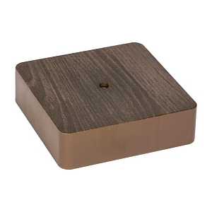 Коробка разветвительная KMP-030-032 (100x100x28) тёмное дерево EKF PROxima