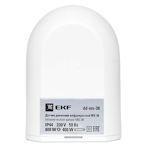ИК датчик движения наст. 800Вт 180 град до 12м IP44 MS-38 EKF PROxima