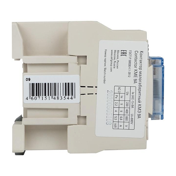 Контактор КМЭ-1 9А 1NO 400В AC EKF