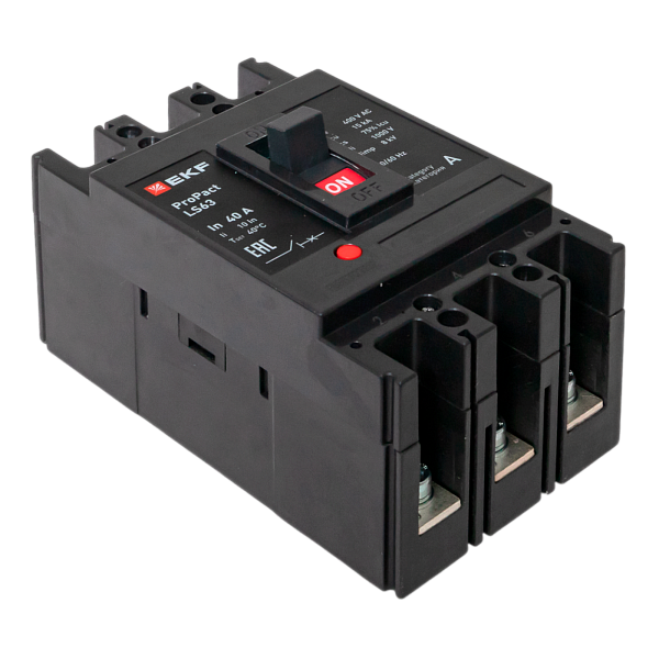 Выключатель автоматический в литом корпусе ProPact LS63 40А 3P 15кА EKF