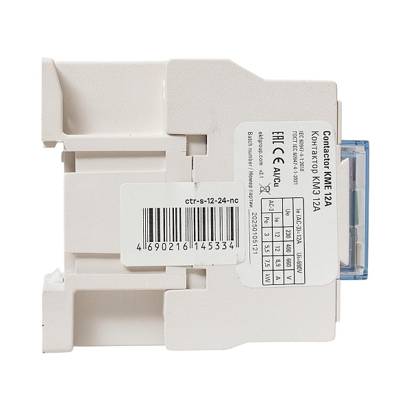 Контактор КМЭ-1 12А 1NC 24В AC EKF