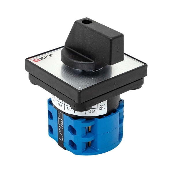 Переключатель кулачковый ПК-1-52 10А 2P "1-2" EKF PROxima