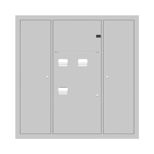 Устройство этажное распределительное встроенное типа УЭРВ 3 кв. (1300x1300x150) EKF