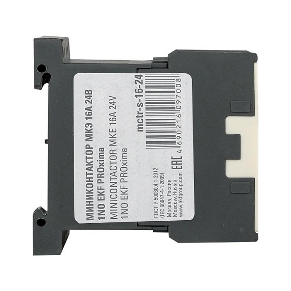 Контактор МКЭ-1 16А 1NO 24В AC EKF