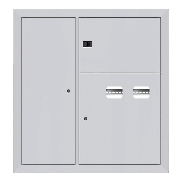 Щит этажный 2 кв. со слаботочным отсеком слева (1000x950x150) EKF Basic