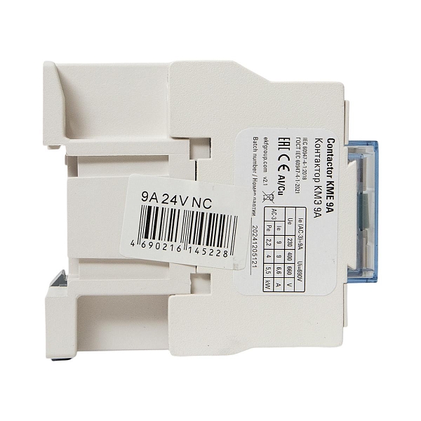 Контактор КМЭ-1 9А 1NC 24В AC EKF