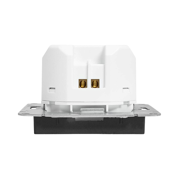 Механизм розетки USB-A+С, чёрный Эпика EKF